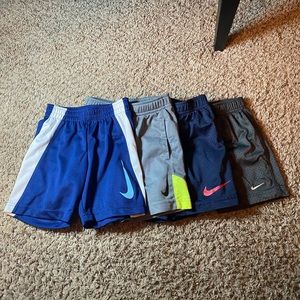 4 Pairs of Nike Boys 4T Shorts